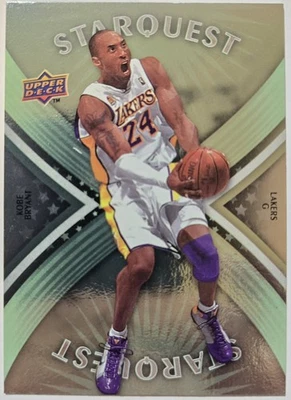 2008-09 #sq-5 Kobe Bryant Upperdeck First Edition Starquest Green Lakers... - Image 1 of 2