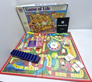 70s MB Games The Game of Life Vintage UK Board Game Spinner Money Cards - Picture 1 of 20