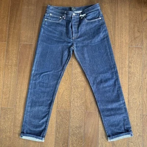 A.P.C. Jeans denim Petit New Standard taglia 30 42 cm L 28 cm altezza 28" usati - Foto 1 di 5