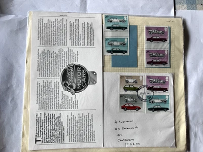 GB Stamps British Motor Cars 1983 Presentation pack and FDC - Image 1 of 2