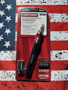 Very RARE 🔥🧯 Sears Craftsman LED Lighted Power Precision Screwdriver 36637 NOS - Picture 1 of 2