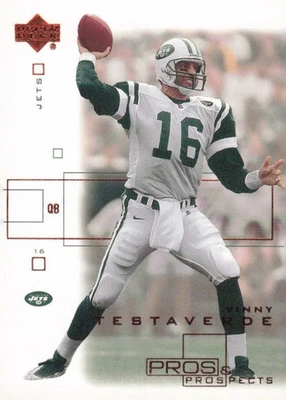 2001 Upper Deck Pros & Prospects #62 Vinny Testaverde - Image 1 of 2