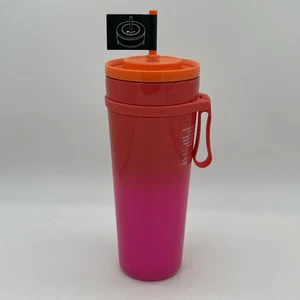 Starbucks Edelstahl Thermo Tumbler Auslaufsicher Ombre Orange Pink 24oz - Bild 1 von 5