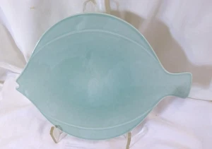 Royal Copenhagen Fish Plate 10.6in Blue Green Ceramic Used - Picture 1 of 4