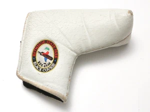 BETHPAGE SCHWARZ WEISS Dancing Caddy Blade PUTTER COVER - SEHR GETRAGEN LESEN Siehe BILDER - Bild 1 von 15