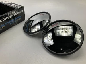 (2) Automann 563.9002 6" Round Convex Mirror, Stainless Steel, Center Mount - Picture 1 of 5
