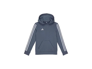 Adidas Tiro 23 League Sweat Hoodie Boy Small Gray Relaxed Fit Long Sleeve GBO141 - Picture 1 of 10