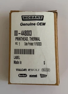 Hobart Genuine OEM Printhead Thermal 00-448003 - Picture 1 of 2