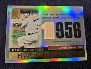 2004 Topps Tribute Hall of Fame Tribute Relic Hank Greenberg #TR-HG - Picture 1 of 2