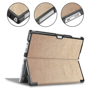 Tablet Hülle für Microsoft Surface Pro 4/5/6/7 12,3" Ultra Slim Rot Kunstleder - Bild 1 von 7