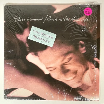 STEVE WINWOOD Back In The High Life Vinyl LP in SHRINK with HYPE Sticker 1986 EX - Image 1 of 4