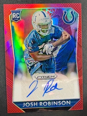 2015 Panini Prizm - Josh Robinson #RS-JR Indianapolis Colts - RC Red AUTO /299 - Image 1 of 2