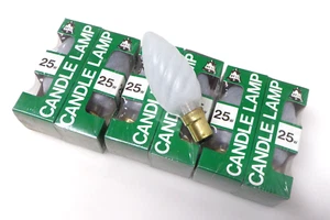 Bell 25W Incandescent Lamp 240V 35mm SBC Twisted Candle with Frosted Finish x 6 - Picture 1 of 7