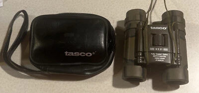 TASCO 8X21 FULLY COATED OPTICS 392 FT/ 1000 YDS #165BCR CAMO BINOCULARS - Image 1 of 4