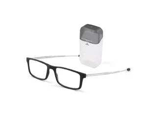Foster Grant Reading Glasses Mens To Go Folding MicroReaders Compact Black +2.00 - Picture 1 of 3