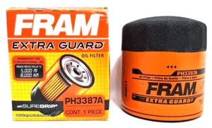 FRAM Oil Filter Extra Guard Spin-On Sure Grip PH3387A Mechanic Shop Auto Repair - Picture 1 of 7