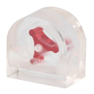 1PC PC Water Cooling Flow Indicator Meter Acrylic 2 Ways /4 Threaded 12.9mm TG - Photo 1/9