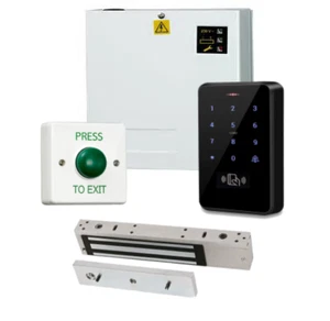 Weatherproof 2000 Code Access Control Door Entry Kit + Power Supply and Maglock - Picture 1 of 1
