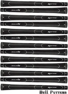 Thirteen (13) Karma Super Light Oversize/Jumbo Black Golf Grips-Men's Lite Grip - Picture 1 of 2