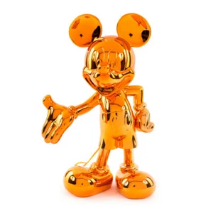 Authentisch neu Disney Leblon Delienne Mickey Mouse Willkommen Chrom Messing 12 ZOLL  - Bild 1 von 5