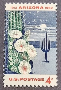 Scott #1192 "Arizona" 4 CENT 1962 MNH - Bild 1 von 3
