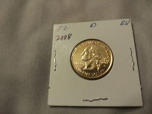 STATE QUARTER ARIZONA D--GOLD PLATED--FREE SHIP 2008 BU - Picture 1 of 5