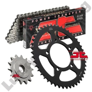 JT 520 Chain and sprocket kit for Zontes G1 GK U Z2 ZT 125 ABS Gussrad X1R3 - Picture 1 of 6
