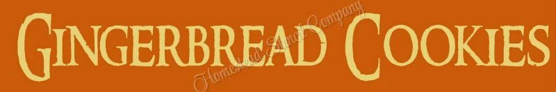 PLANTILLA REUTILIZABLE 9437 C 4"X24" Galletas de Jengibre - PLANTILLAS DE LETREROS Foto 1 de 1