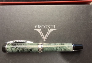 Visconti Millionaire Solid Marble Stone Green 685RL03 Limited Edition 'X/988' - Picture 1 of 11