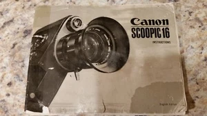Original Bedienungsanleitung für Canon Scoopic 16M - Bild 1 von 2