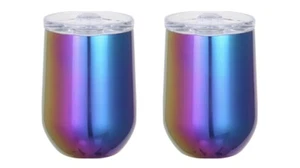 12 Oz Wine Tumbler - Multicolored - Set Of 2 - Picture 1 of 1