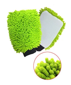 LARGE MICROFIBRE CHENILLE CAR CLEANING WASH MITT - DUSTER caravan motorhome boat - Picture 1 of 1