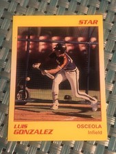 1989 Star Minor League Luis Gonzalez #15