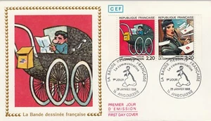 Enveloppe 1er jour timbrée bande dessinée BD 1988 LOB BILAL ANGOULÊME - Picture 1 of 1