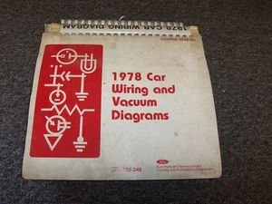 1978 Lincoln Mark V 5 & Continental Electrical Wiring & Vacuum Diagram Manual - Bild 1 von 1