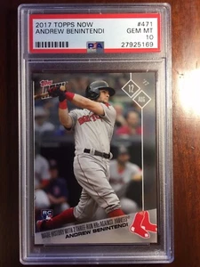 2017 Topps Now ANDREW BENINTENDI #471 PSA 10 - GEM MINT - Picture 1 of 2