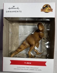 2023 Hallmark Christmas Ornament Jurassic World Dominion Dinosaur T-Rex NIB - Picture 1 of 3