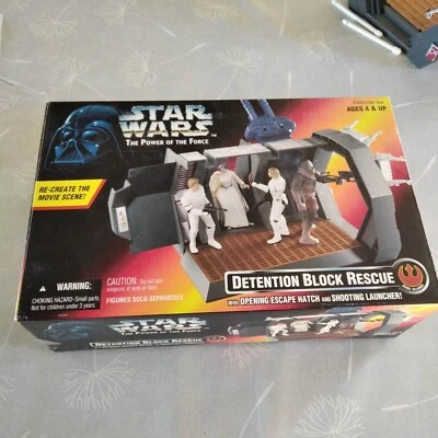 STAR WARS - KENNER power of the force 1996 - Detention block rescue - complet - Photo 1/4