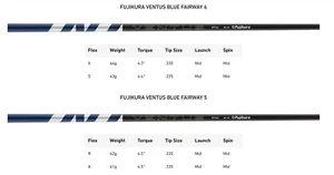 NEW Fujikura Ventus Blue Fairway 5A Stock Taylormade 5W Shaft 41.25" Standard - Picture 1 of 3