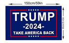 Take America Again Trump 2024 Präsidentenflagge Donald MAGA Republikaner 3'x5'