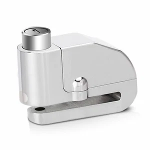 ANTIFURTO LUCCHETTO BLOCCA DISCO PER MOTO E BICICLETTA CON SUONO ALLARME SIRENA - Picture 1 of 2