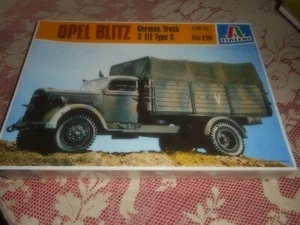 ITALERI 216, 1/35 OPEL BLITZ PLASTIC MODEL KIT, PRICE TAGS UNDER SHRINK WRAP - Picture 1 of 2