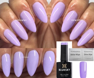 BLUESKY GEL NAIL POLISH LILAC LAVENDER UNIVERSAL TRUTH SUMMER UV LED SOAK OFF