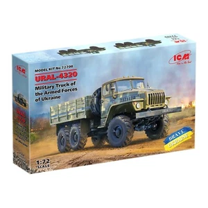 URAL-4320 Military Truck of the Armed Forces of Ukraine ICM 72708 Scale kit 1:72 - Picture 1 of 24