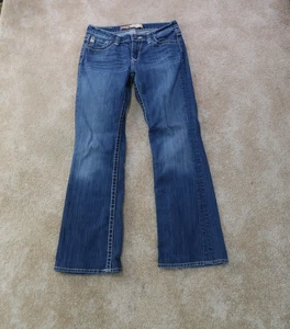 Big Star Hazel Curvy Bootcut Jeans Women's 28 Blue Denim Low rise - Picture 1 of 14