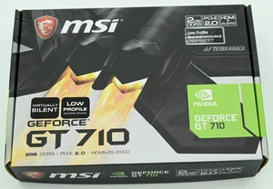 MSI GeForce GT 710 2GB DDR3 Graphics Card (GT 710 2GD3H LP) - Picture 1 of 4