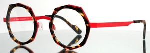 ANNE ET VALENTIN Flamingo 21B19 Tortoise Red Womens Eyeglasses 46-24-145 B:42 - Picture 1 of 15