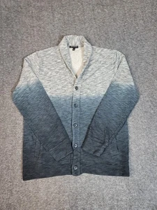 Banana Republic Strickjacke Pullover Herren Gr. L Batik Grau Langarm Pulli - Bild 1 von 12