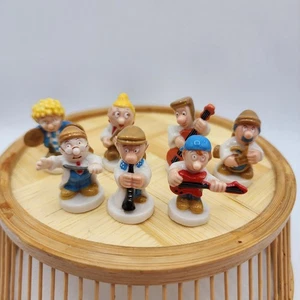 HTF Wade Whimsieland Figurines Tetley Tea Teafolk Miniature Band Set of 7  - Picture 1 of 18