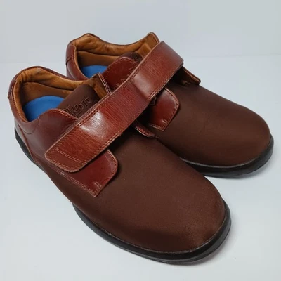 Zapatos de cuero marrón profundo Dr Comfort Brian X para hombre 10,5 W control de comodidad para diabéticos Foto 1 de 4